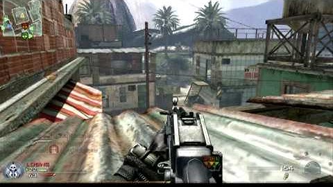 Modern Warfare 2  - Tactical Nuke 15 - Favela/Domination - Silenced UMP45 - 42/5/2