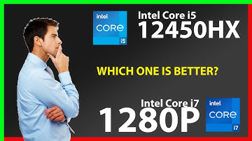 INTEL Core i5 12450HX vs INTEL Core i7 1280P Technical Comparison