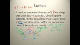 Statistics Confidence Intervals (Ch 8) part 1