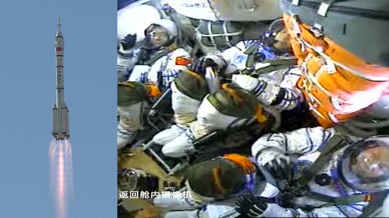China Launches First Manned Space Mission