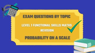 Probability on a Scale Exam Questions. Revise for your Level 1 Functional Skills Maths Exam screenshot 4