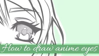 anime eyes Art Print by nitronsa,,C/ - X-Small  How to draw anime eyes, Anime  eye drawing, Eye drawing tutorials