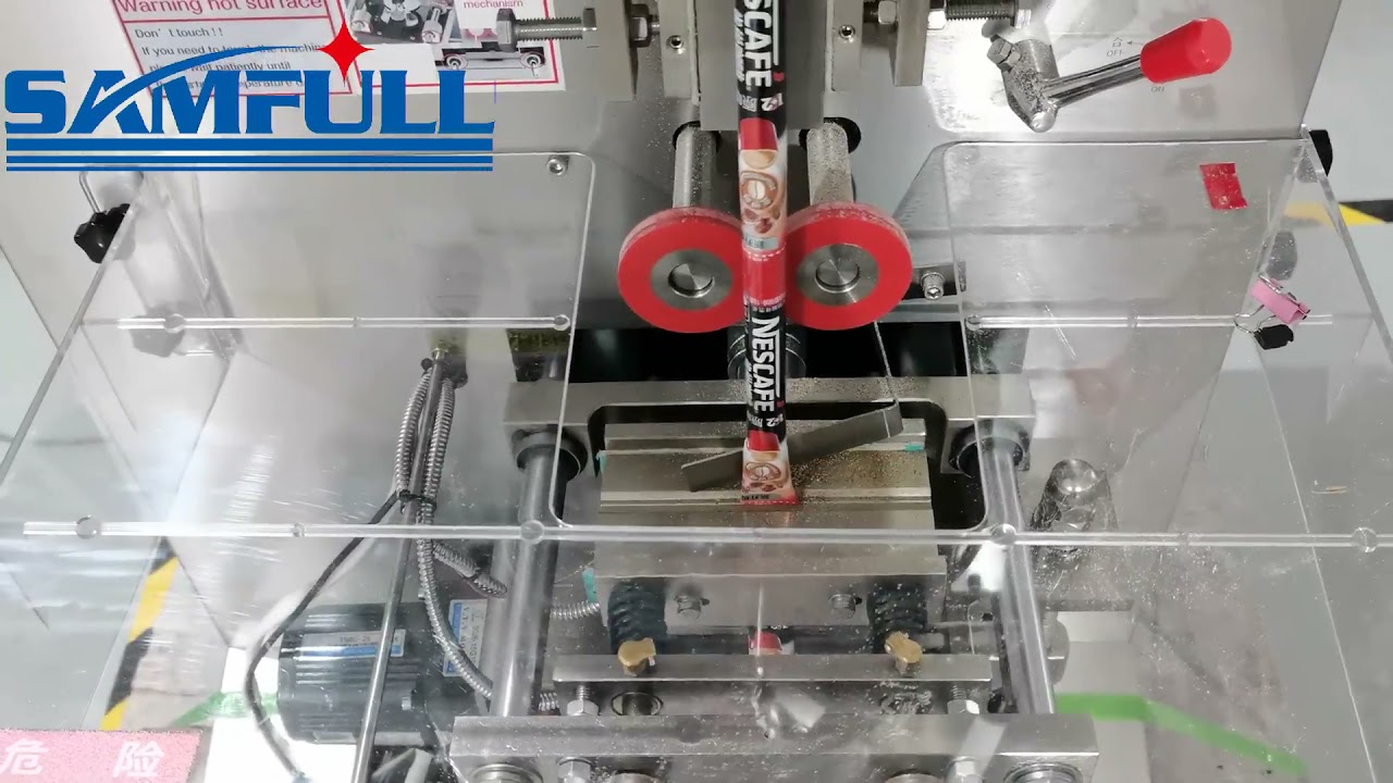 Samfull instant coffee powder stick packing machine, coffee powder