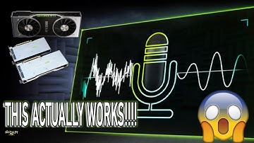 How to use Nvidia RTX Voice on GTX GPUs | Best Noise Cancelling Software |Voice Test!