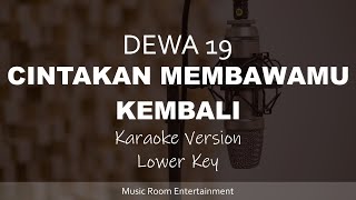 Dewa19 - Cinta Kan Membawamu Kembali (Lower Key) Karaoke Version