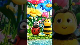The cute insect dancing in the jungle||song for kids||kiddo castel show|| #shortvideo #kidshow #kids