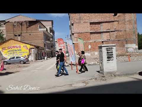 Malatya Kapalı Çarşının üstünden Kernek Meydanına şahane Fuzuli Caddesi boyunca