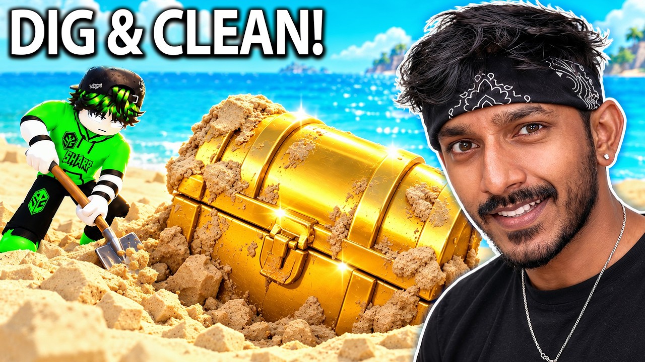 I went DIgging for Gold in Roblox