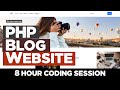 Php blog website from scratch  responsive  source code  quick programming tutorial