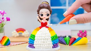 Amazing Miniature Princess Doll Cake Idea 👑 Simple & Tasty | Perfect Cake Decorating Recipe Hacks