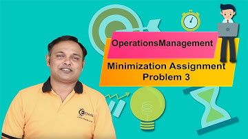 Alternate Solution in Assignment Problem - Operations Management CMA Inter