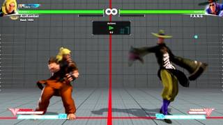 Street Fighter V - Ken DP xx V-Trigger Juggle Autocorrect OS