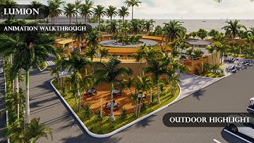 Bamboo Cafe Animation Walkthrough│Lumion Cinematic Animation Render