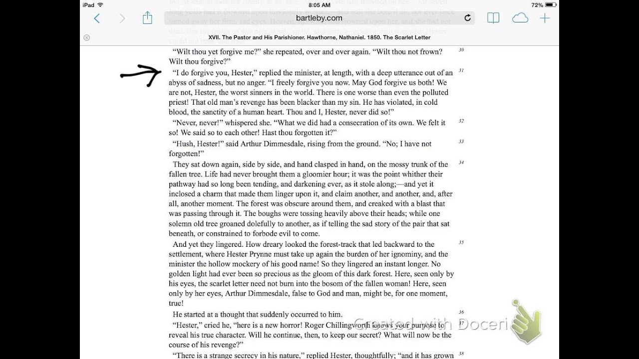 The Scarlet Letter Ch 17 6of9 YouTube