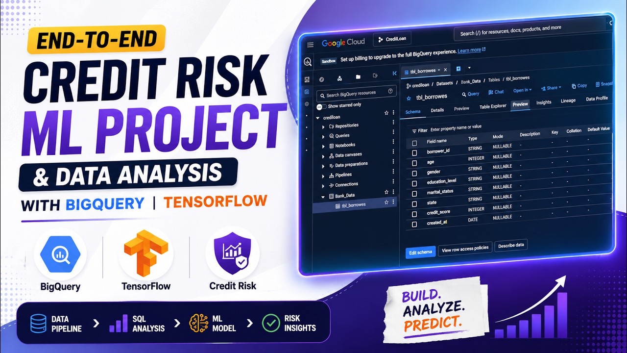 Tensorflow Risk End-to-End Credit Risk ML Project and Data Analysis with BigQuery ...