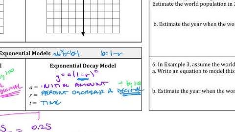 Ch 6 1 Day 1 Exponential Growth and Decay Functions Ex 2 Find Percent Decrease