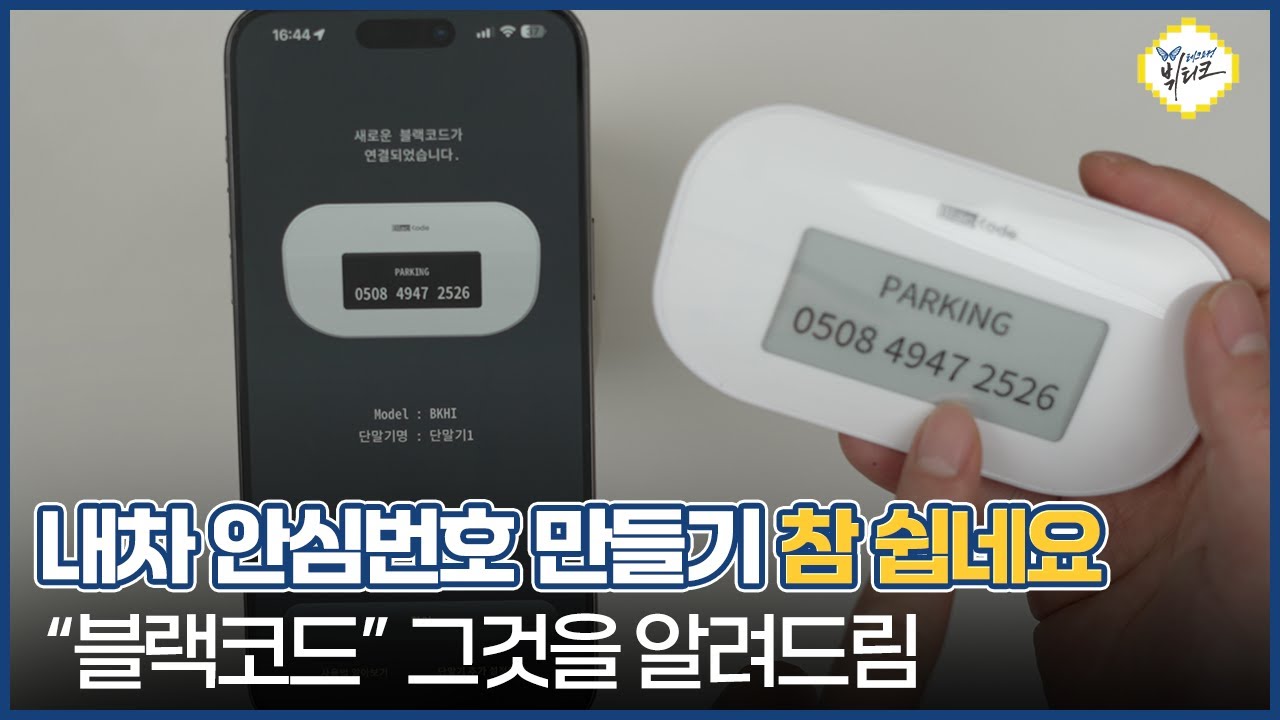 내차 안심번호 주차번호판 만들기, 이거 하나면 됩니다! 블랙코드 직접 써봤습니다