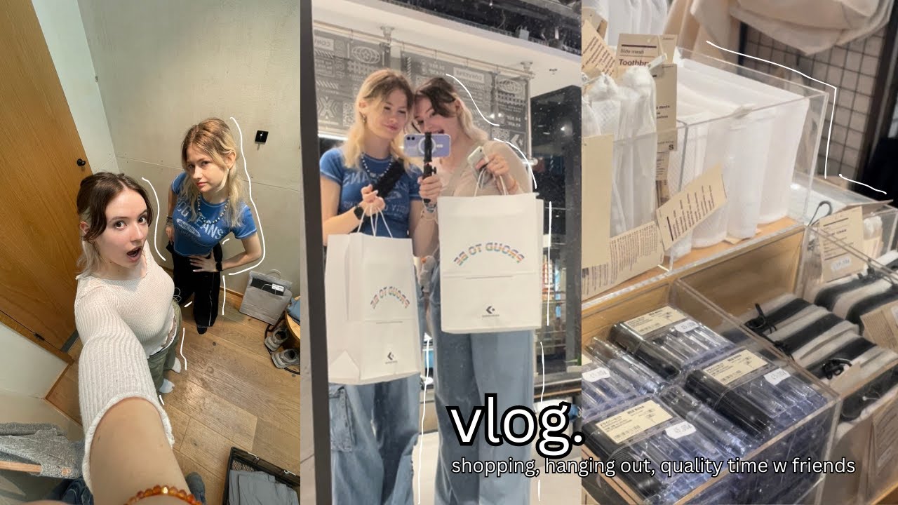 Summer vlog ☀️: going out with friends, shopping, etc. - YouTube