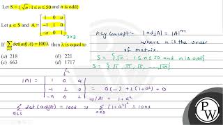 Let S = {√n : 1 ≤ n ≤ 50 and n is odd}. Let a ...