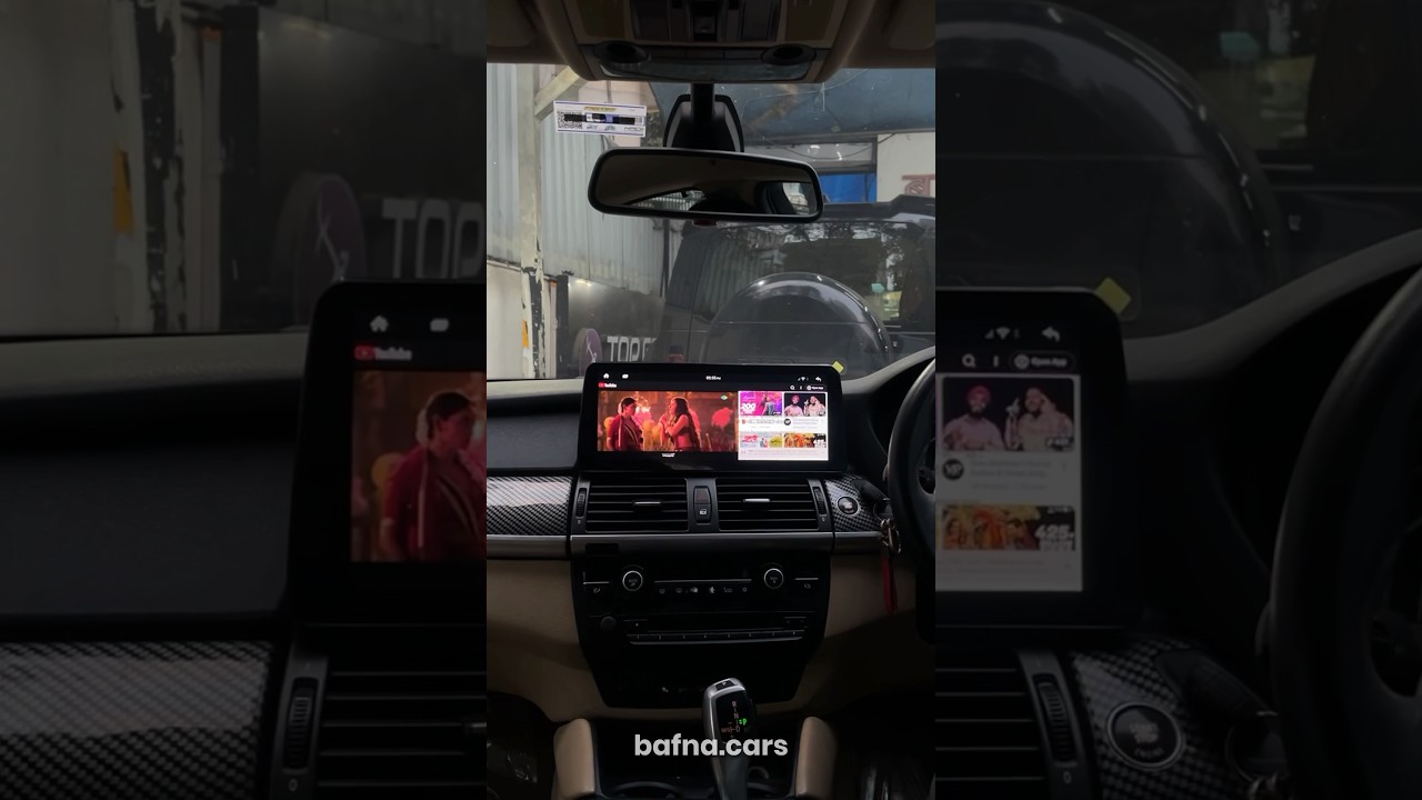 Bmw x6 ✨ Fully Loaded 12.3 inch android plyer installed 