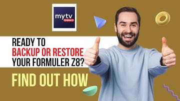 how do i backup and restore my device settings on the formuler z8