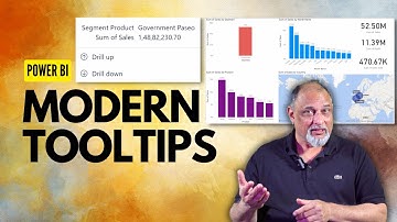 How to use modern and page Tooltips in Power Bi - 2022