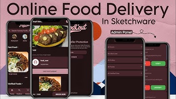Online Food Delivery App In Sketchware | how to make shopping app in sketchware | HkApps