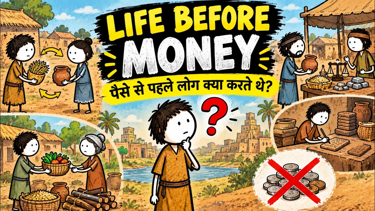 पैसे का जन्म कैसे हुआ 😱 💰? । Life Before Money - YouTube