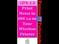 Print from Notes in iOS 14 on your iPhone