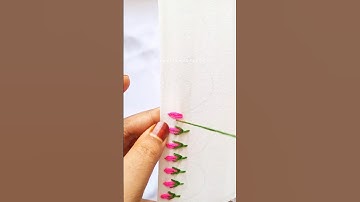 Wonderful Embroidery Steps #handbroidery #embroidery #trending #shorts #viral
