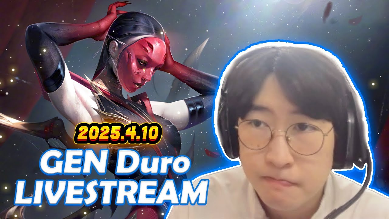 GEN.G Duro Fullstream 2025.4.10 KR Challenger Gameplay