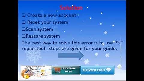 Easy and useful guide to fix outlook error 0x80040116