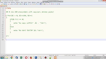 For Döngüsü ile Örnekler - PHP
