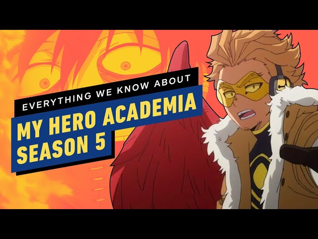 My Hero Academia Season 5 Is On The Way, And Here's What We Know