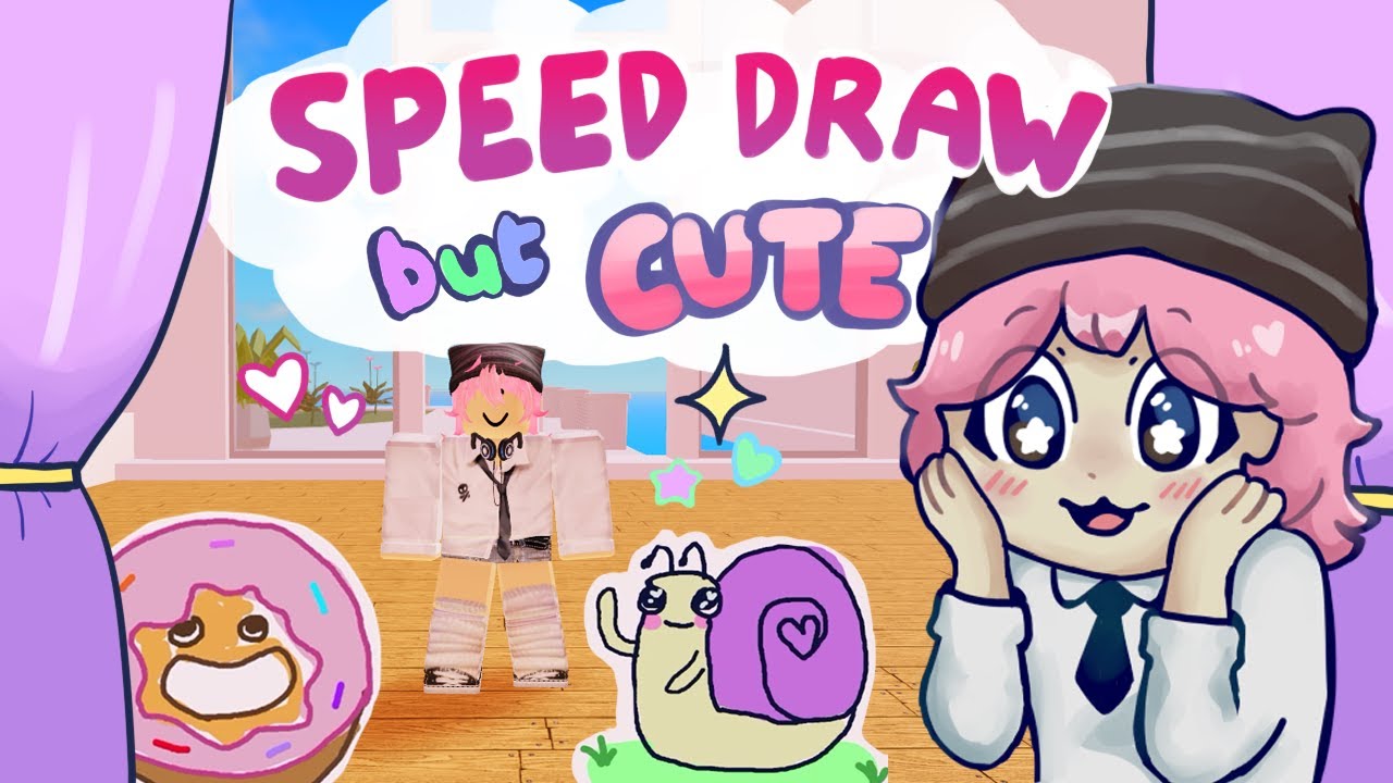 Roblox SPEED DRAW with Cutie! 