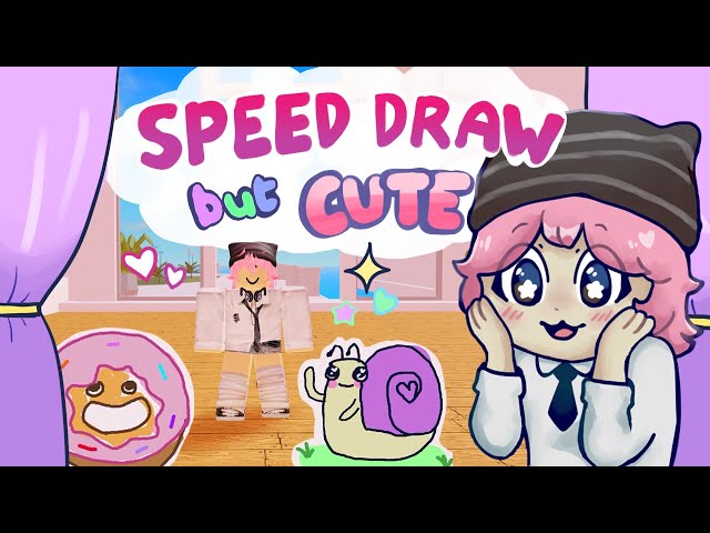 Roblox Speed Draw : Pastel Edition 😎 #fyp #foryou #roblox