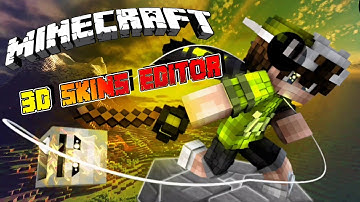 MINECRAFT: Addons Maker for MCPE New Update: Edit Skin with 3D Editor