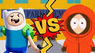 M.u.g.e.n. Battles Finn Vs Kenny Mccormick Adventure Time Vs South Park