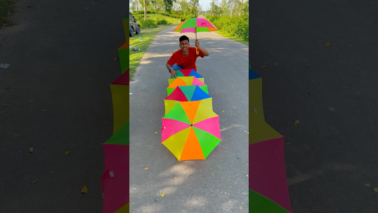 Ager moto abr colourful umbrella ☂️