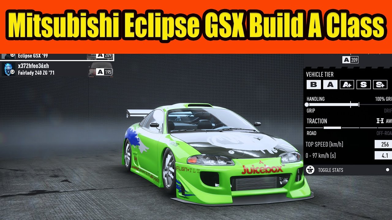 Mitsubishi Eclipse GSX Build A Class Car In NFS Unbound Update Vol 5 1 Mitsubishi eclipse gsx build a class car in nfs unbound update vol 5 1
