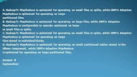 P2090-032 IBM Big Data Fundamentals Technical Mastery Test v1