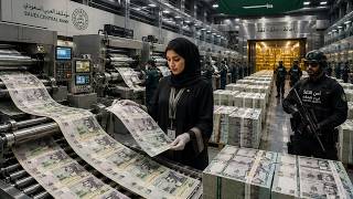 How Saudi Riyals Are Made 🇴🇲 | Inside the High-Security Currency Printing Process (Full Process)