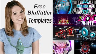 Share free Blufftitler templates FUTURE CITY BluffTitler templates