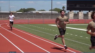 Air Force Special Ops Team Runs Beach to Bay