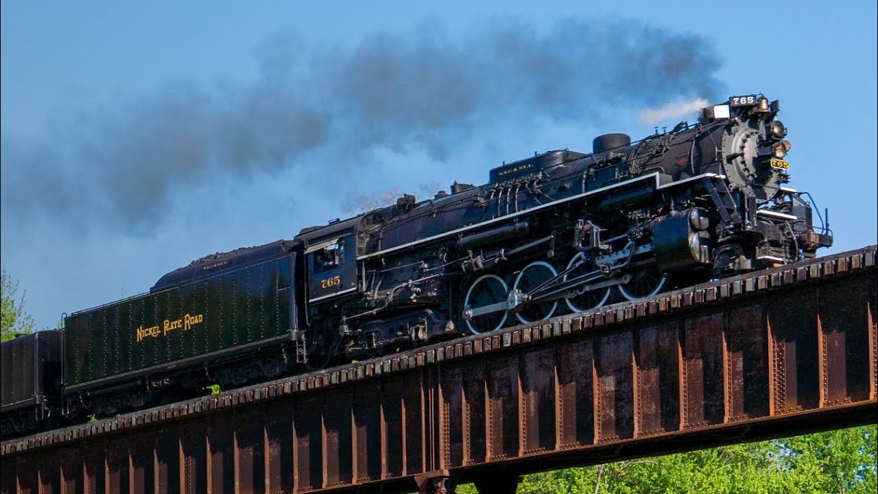 Nickel Plate Road 765 at Speed on the Wheeling & Lake Erie