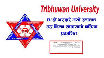 त्रिभुवन विश्वविद्यालयद्धारा नतिजा प्रकाशित [ नतिजासहित ] Video | Tu Bachelor Level Result 2079 |