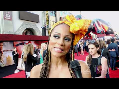 Ника Кинг на премьере фильма "Человек-паук. Вдали от дома"