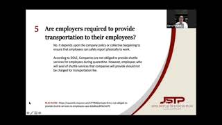 5. Are employers required to provide transportation to their employees?