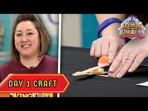 Castle Catapult Crafts! | Keepers of the Kingdom VBS: Day 1 Craft