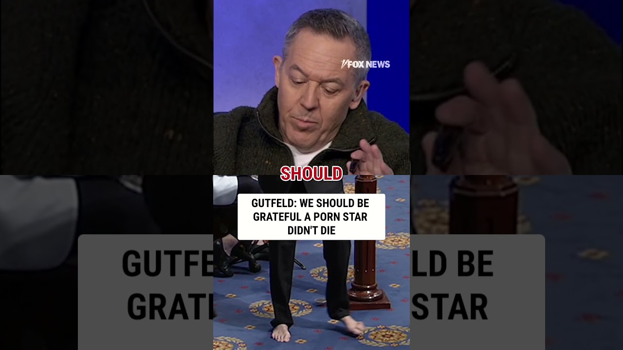 ⁣Gutfeld: We should be grateful a well-known porn star didn't die #shorts #usa #politics #news